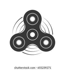 Black Hand Spinner Label Template