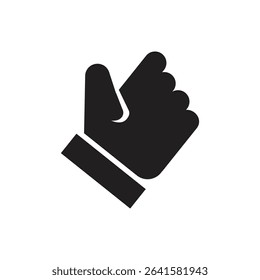 A black hand with a thumb up
