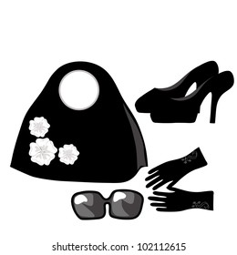 black handbag