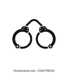 Black Handcuffs editable vector esp 10