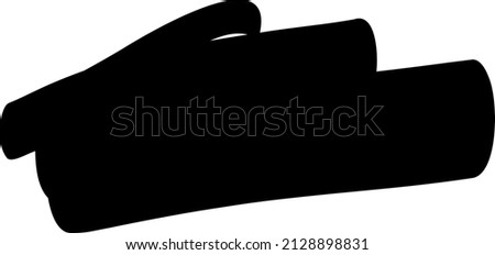 It is a black hand-painted single item. Only the fill was created using Adobe Illustrator with a square (1: 1) size artboard.