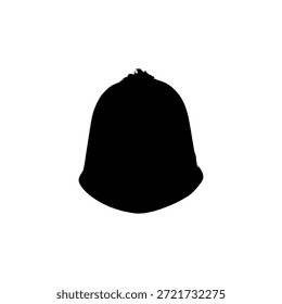 black hat isolated on white background vector