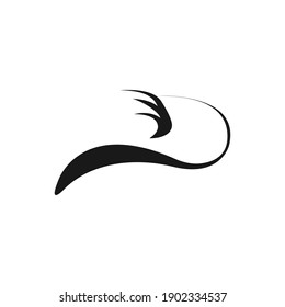 Schwarzer Hut Logo-Vorlage