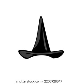 black hat vector illustration for Helloween theme