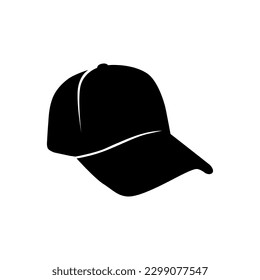 black hat vector logo template