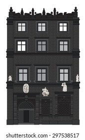 black hause in Lviv, Ukraine