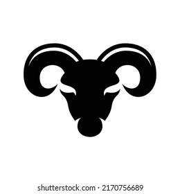 Black Head Sheep Logo Vector Stock Vector (Royalty Free) 2170756689 ...