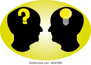 Black head which show different type of thinking.