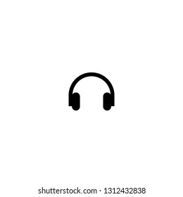Black Headphone Icon 
