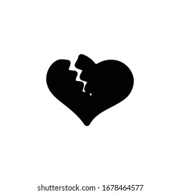 Black Heart Icon for Graphic Design Projects