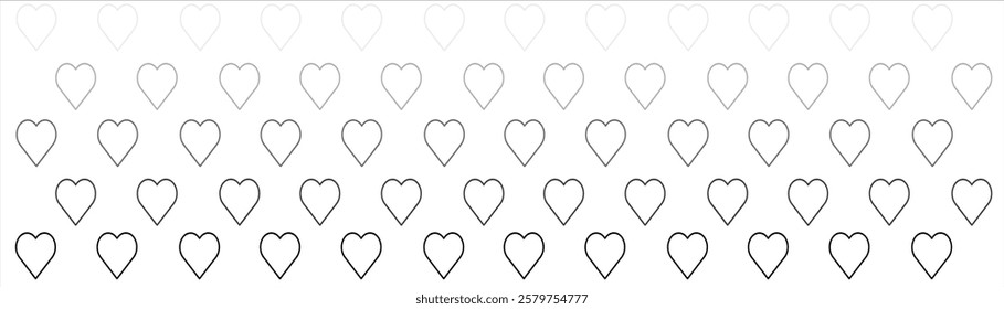 Black heart icon vector love live