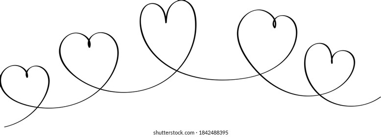 Black heart - outline drawing for an emblem or logo, illustration for creating a screensaver template. 
Icon for halloween holiday.