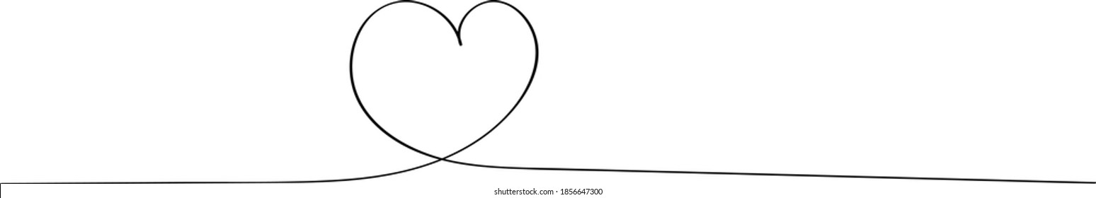 Black heart - outline drawing for an emblem or logo, illustration for creating a screensaver template. 
Icon for halloween holiday.