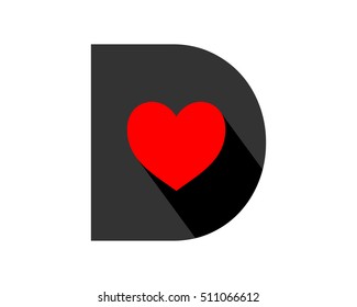 black heart typography alphabet typeset typeface logotype font image vector icon