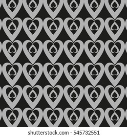 black hearts background