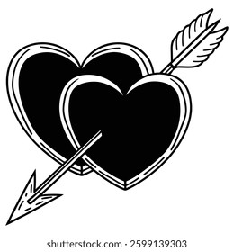 black hearts, black heart symbol, black heart aesthetic,