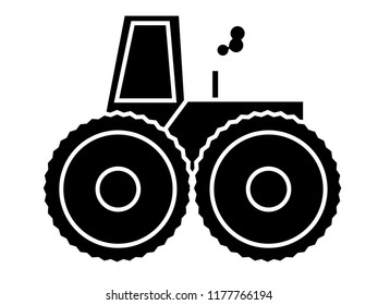 black heavy machine