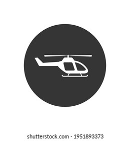 Black Helicopter Vector Icon On White Stock Vector (Royalty Free ...