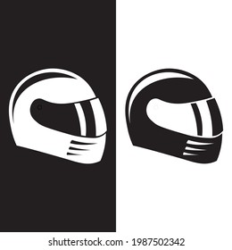 Black helmet sign icon, biker helmet. Vector illustration eps 10