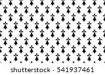 Black hermines - Breton symbols vector seamless pattern