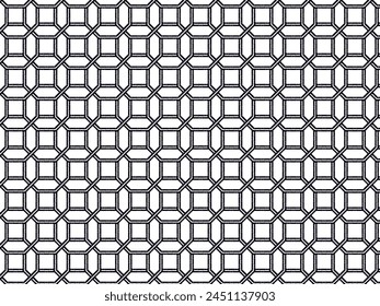 Black hexagon background pattern illustration