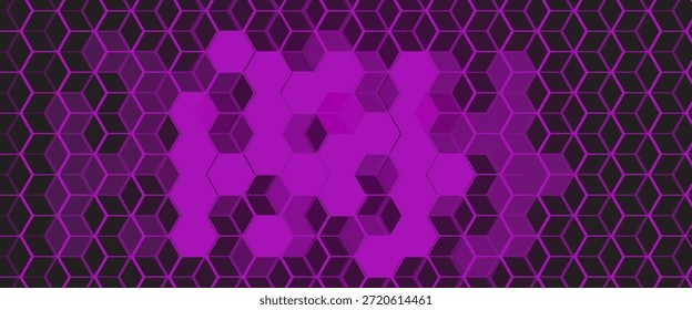 Black hexagon, honeycomb, design element, shapes, pattern with no strokes. vectorEps10

