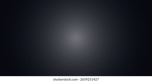 fundo moderno de material de hexágono preto