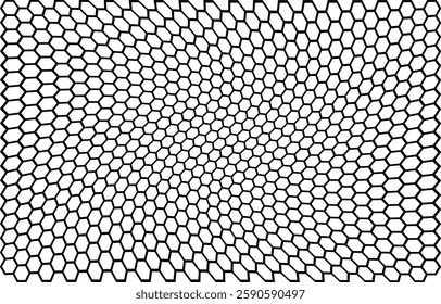 BLACK HEXAGON MESH BACKGROUND PRO