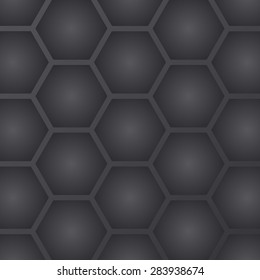 black hexagon pattern background