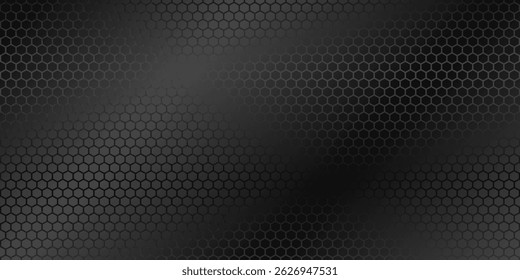 Black hexagon pattern background eps 10