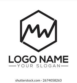 Black Hexagon Waveform Blowups  Logo 
