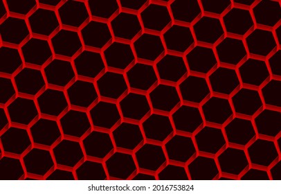Negro hexagones 3d texturas de piedra fondo.