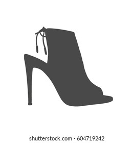 black high heel icon