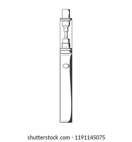 Black high pen style vape mod icon