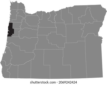 1,322 Oregon road map Images, Stock Photos & Vectors | Shutterstock