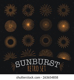 Black hipster circle logo.
