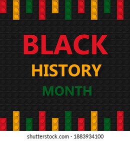 Black history celebration banner template. African culture appreciation month.  