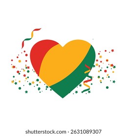 Black history day cartoon vector illustration on the white background.