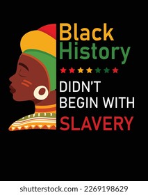 Black History Day T-Shirt Design