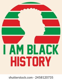 I am black history Graphic Design