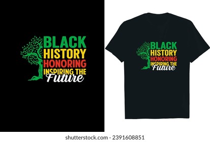 Historia negra honrando el diseño de camisetas de cuero. Día de la libertad africana. Camiseta de historia negra africana.