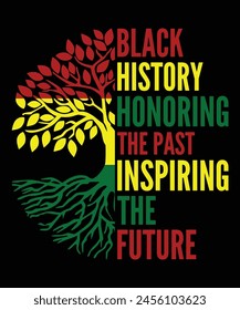  Black History Honoring The Past Inspiring The Future  Happy Juneteenth Day shirt print template typography design for art