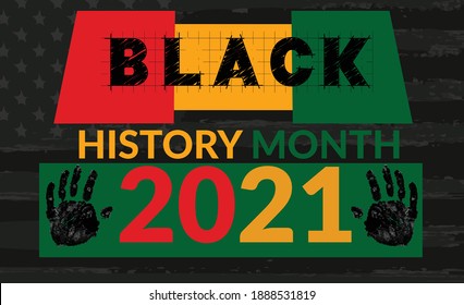 Black History month 2021 banner