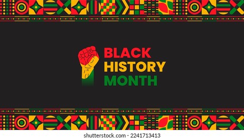 black history month 2023 text background. black history month background. African American History or Black History Month. Celebrated annually in February in the USA and Canada. 