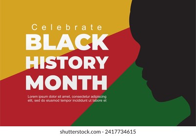 Black history month 2024, Vector Illustration.