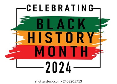 Black history month 2025 African American history celebration vector illustration design. EPS 10