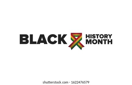 Black History Month. African American History. Celebrated annual. In February in United States and Canada. In October in Great Britain. Poster, card, banner, background. Vector illustration