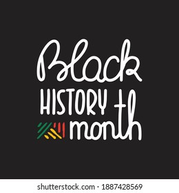 Black history month. African American History. Celebrated annual.