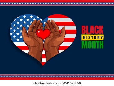 Black history month, african american history, picture art and abstract background.