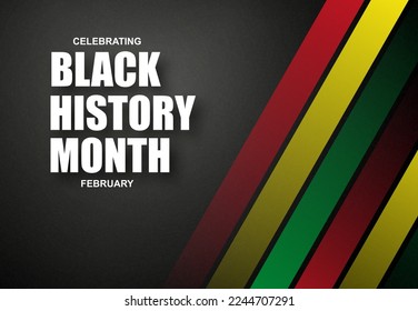 Black History Month. African American History. EPS10 vector